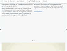 Tablet Screenshot of hcacaring.org